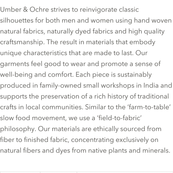 UMBER & OCHRE Organic Cotton Crew Thick Tee with Applique - Picture 8 of 8